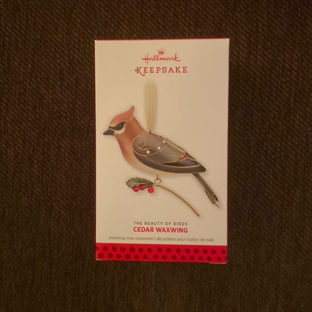 Cedar Waxwing 2013 Hallmark Keepsake Ornament